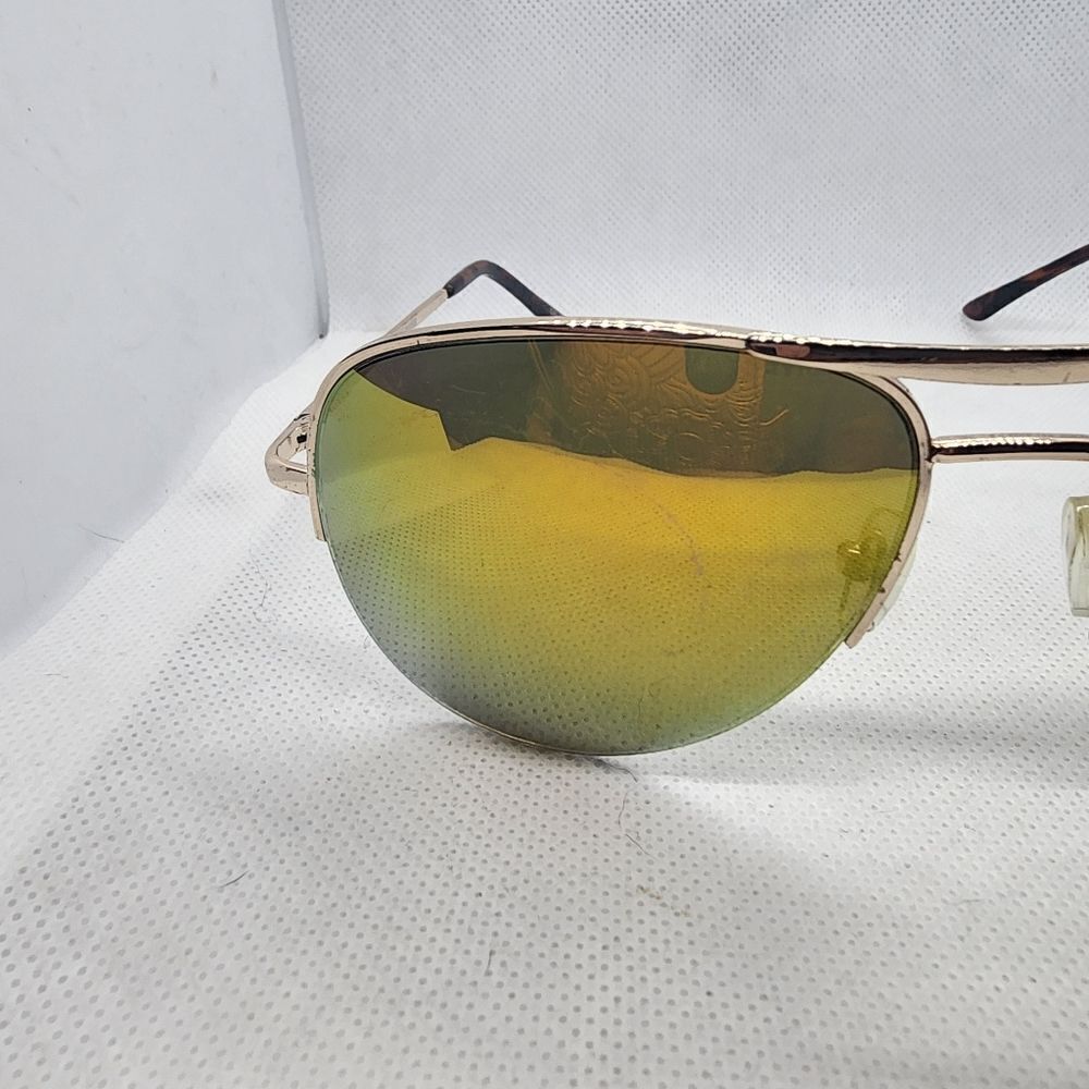 Steve Madden Gold & Tortoiseshell Aviator Sunglasses - Picture 6 of 12